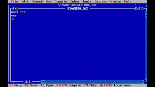 program Perulangan while do| Turbo Pascal