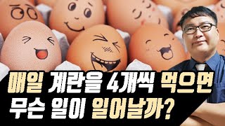 🌈🐣하루에 계란을 4개씩 먹으면, 과연 우리의 몸에서 어떤 일이 일어날까요?🐣💪