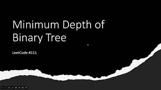 [SOLVED!] Minimum Depth of Binary Tree 111 - LeetCode - Java