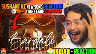 Indian Reacts to Sushant KC - Bardali ft. Indrakala Rai (Official Music Video) | New Nepali Song 🇳🇵