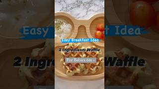 2 ingredients waffle for your babies 6m + and toddlers