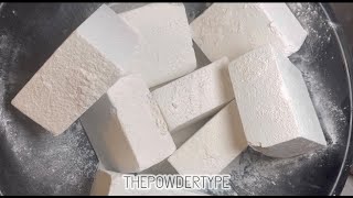 THEPOWDERTYPE||8 Block GYM CHALK Crush|| Oddly Satisfying|| ASMR|| Sleep Aide