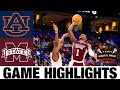 #12 Auburn vs Mississippi State Highlights | NCAA Men's Basketball | 2024 College Basketball