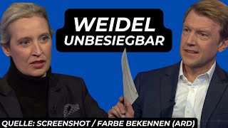 🚨 WEIDEL STOPFT MODERATOR DAS MUNDWERK 🚨 FARBE BEKENNEN