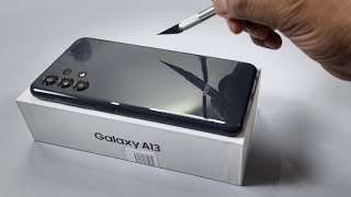 Samsung A13 Unboxing \u0026 Camera Test | Black Colour | Retail Unit