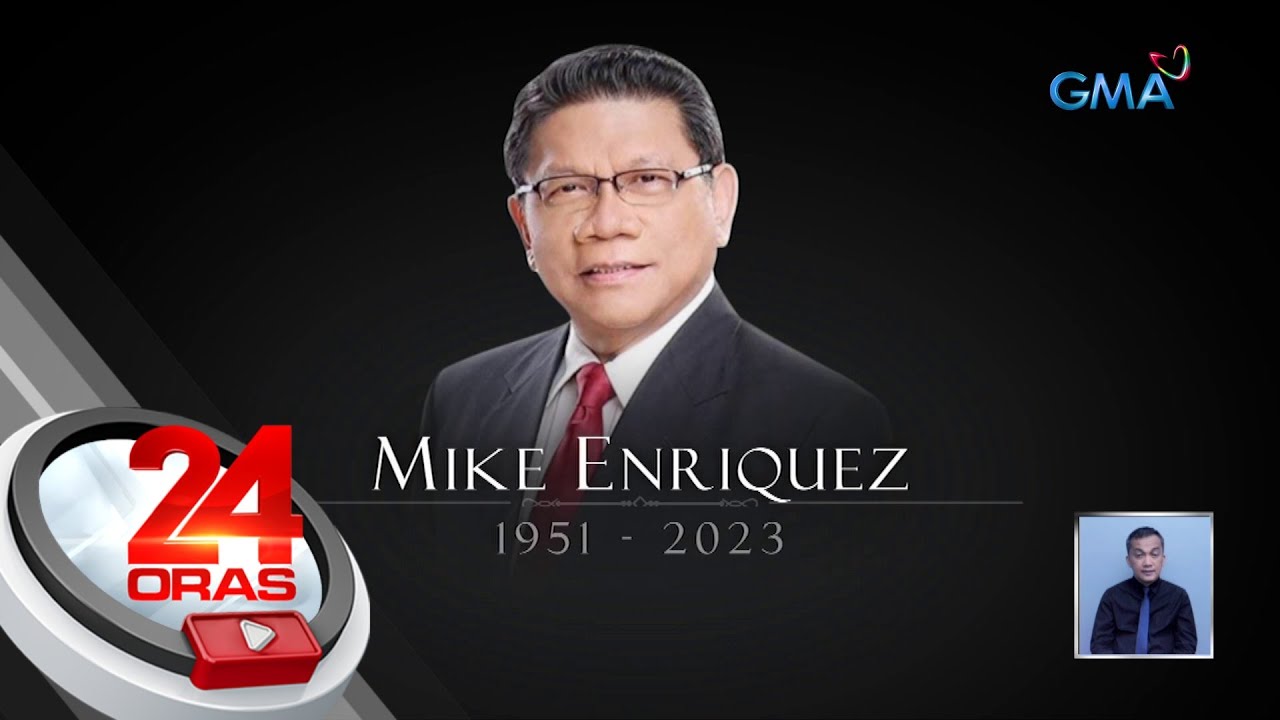 Mike Enriquez Passes Away At 71 | 24 Oras - YouTube