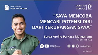 Serda Aprilio Perkasa Manganang Berbagi Pengalaman Berharga di UNDIRA (Goes To School #1) Part 2