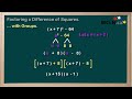 wcln difference of squares with groups