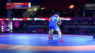 Round 5 GR - 87 kg: M. KORDABAY (KAZ) v. K. ASYKEEV (KGZ)