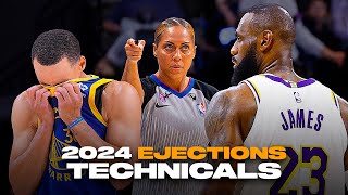 NBA "Crazy Ejections & Technicals" Moments of 2024 Season 😳