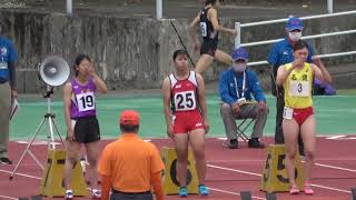 2022 沖縄県民体育大会  女子100ｍ  予選2組