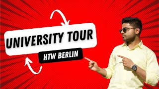 University tour of HTW Berlin. This is all you need to know and see !🇩🇪