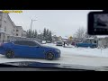 chaos in canada today heavy snow storm causes traffic crash in alberta saskatoon