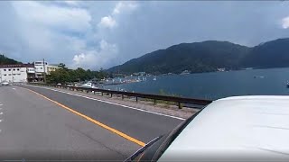 リコーTheta V ３６０°　日光 中禅寺湖 湖畔から第１いろは坂下り