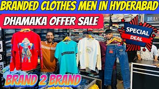 Branded😍Clothes Cheap Price In Hyderabad Trending Men's Wear Best Offer 80% Off Brand To Brand