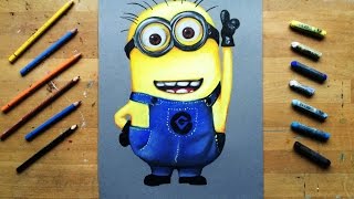 How to draw a Minion (Despicable Me)