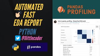 Quick Fast Python EDA with Pandas Profiling - Kaggle Dataset Hands-on