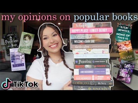 my honest opinions on popular booktok books.