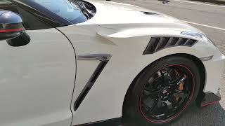 R35 GT-R NISMO N-ATTACKフェンダー＋ダクト加工①