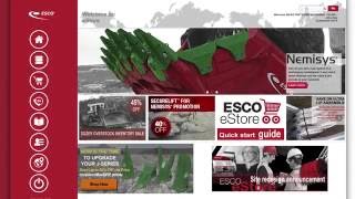 ESCO® eStore - Tutorial