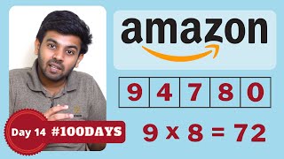 Amazon Interview Question | Maximum product of two numbers | #100DaysOfCode code io English