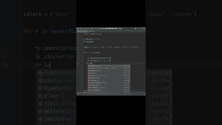 Draw Colorful Flower Using Python Turtle #pythonturtle #tkinterhub