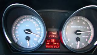 BMW Z4 sDrive 35is E89 (DKG) - 0-262 km/h Acceleration (V-max)