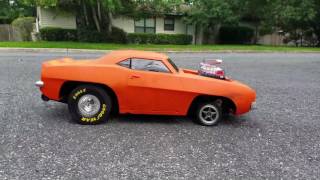 1/8 scale Muscle Machines 1969 Chevy Camaro supercharged