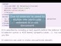 CSS Tutorial :css id selector
