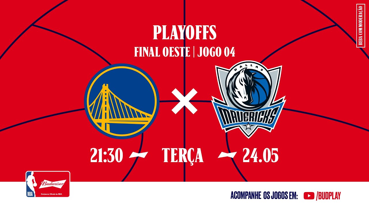 Golden State Warriors X Dallas Mavericks- NBA Ao Vivo é Com Budweiser ...