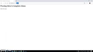Python Flask - passing data to a template