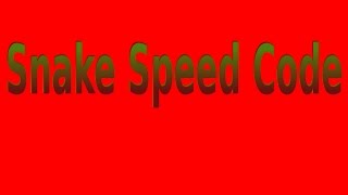 Snake in Java - Speed Code