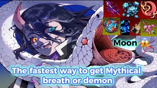 How to get a mythical demon and breath (gacha and raids)+ giveaway rock breath in discord server