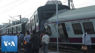 CCTV Footage Shows Head-On Collision of Trains in India | VOANews