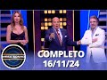 Mega Sonho: Luciana Gimenez e João Kleber (16/11/24) | Completo