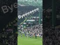 Celtic Fans Serenade Rangers Players Off the Pitch #celticfc #celticfans