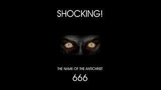 The Name of the AntiChrist Revealed! #Shorts
