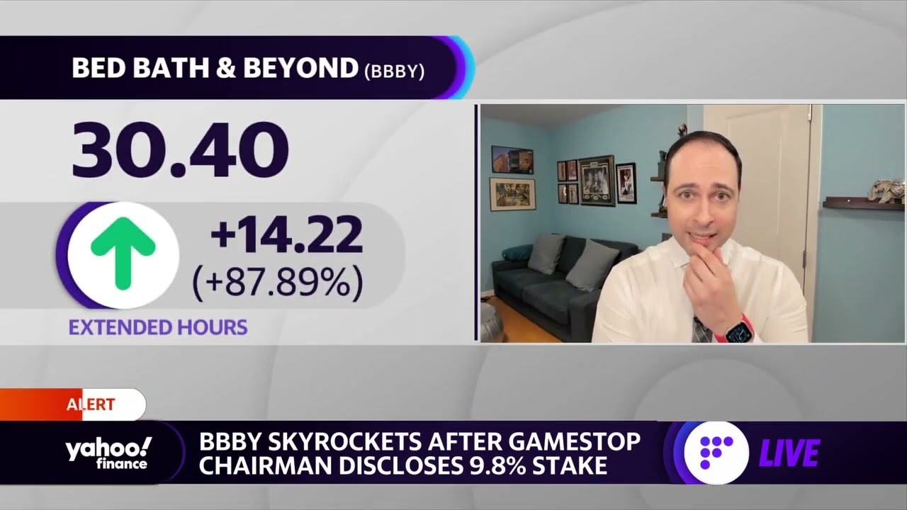 Bed Bath & Beyond Stock Skyrockets After GameStop Chairman Discloses 9. ...