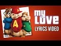 Khaled Siddique - My Love (Chipmunk Version - Love Yourself Cover) | LYRICS VIDEO