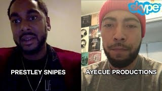 AyeCue Productions \u0026 Prestley Snipes Talk About the Music Business