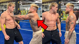 Jake Paul SHOVES Logan Paul In Face Off