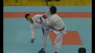 2019年　第63回・全日本大学空手道選手権　男子団体・組手　1回戦（金沢工業大学VS大正大学）　KARATE