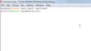 Python Programming Tutorial - 38: Anonymous Functions