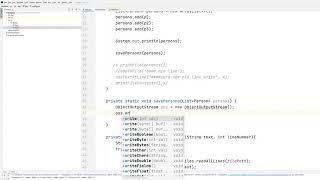 5/7 - Object serialization in Java (saving any Object in Java to a file)