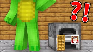 How JJ Built a House inside Mikey’s FURNACE in Minecraft (Maizen)