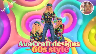 melissajdiamonds avakin life presents AvaCraft designs 60s Style