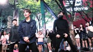 161015 디오비 DOB 홍대공연 Hongdae 《방탄소년단 - 불타오르네》