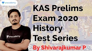 KAS Prelims Exam 2020 | History | Test Series | KAS / SDA / FDA / PSI / KPSC | Shivarajkumar P