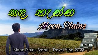 Moon Plains - Nuwara Eliya | සඳ තැන්න පුංචි ලෝකාන්තය | Sanda Thanna Safari - Travel Vlog 2023 | SL🌤️