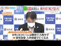 １９日の福岡県内新型コロナ　新たに４９９人